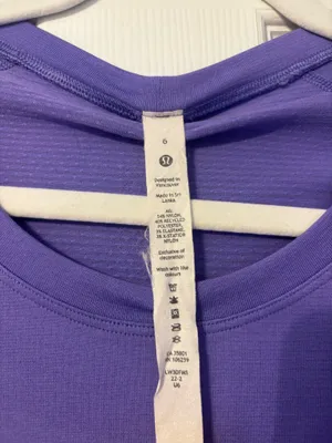 Lululemon Swiftly Short Sleeve purple 6 thumbnail 2