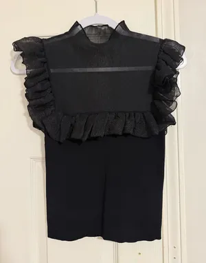 ZARA Top Black thumbnail 1