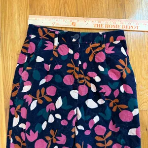 Princess Highway Jamie Corduroy Pants Floral Print Size 8 thumbnail 4