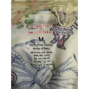 Roller Rabbit x love Shack fancy pj top size medium thumbnail 6