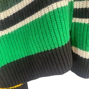 Nine West Multicolor Asymmetrical Hem Long Sleeve Knit Sweater Women Sz XL thumbnail 3