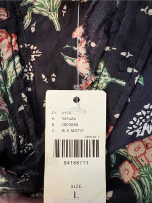 Anthropologie Pilcro Swing Mini Dress Womens Large Black Floral NWT Lace thumbnail 12