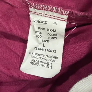 Cherokee Maroon Workwear Scrub Pants thumbnail 3