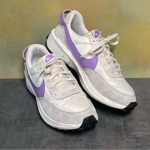 Nike Waffle Debut Women's Sail White/Lilac Retro Style Sneakers Sz 10 thumbnail 13