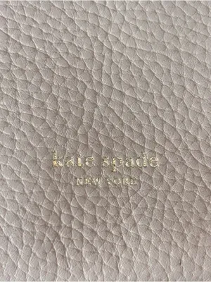 Kate Spade Polly Small Swing Pack Neutral Pink Pebbled Leather Crossbody Bag. thumbnail 3