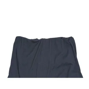 Abercrombie & Fitch Ribbed Strapless Top Slit Size S Black Minimal Y2K Going Out thumbnail 7