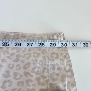 GAP Women's High Waisted Pull On‎ Paper Bag Leopard Print Pants thumbnail 10