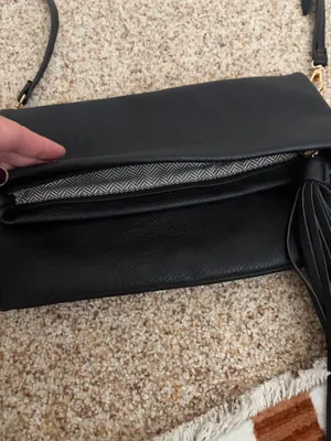Black Convertible Tassle Purse thumbnail 2