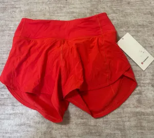 Lululemon Speed Up shorts 4” size 4 carnation red brand new thumbnail 1