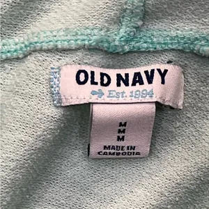 Women’s Medium Old Navy Light Green Lightweight Hoodie Hooded Sweatshirt thumbnail 3