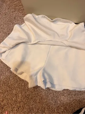 Women’s Cream Ruffle Skort thumbnail 3