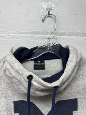 Colosseum Michigan Wolverines Cowl Neck Sweatshirt thumbnail 2