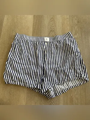 Anthropologie WREN Women's striped boxer shorts thumbnail 2