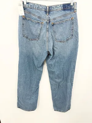 Abercrombie & Fitch‎ Women's NWT The Loose High Rise Medium Wash Denim Jeans 10 thumbnail 3