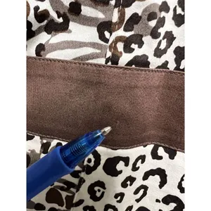 D.R. by David Rodriguez‎ Women Medium Mixed Animal Print 3/4 Sleeve Blazer Brown thumbnail 5