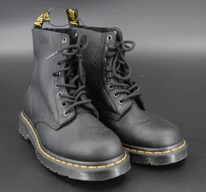 Dr. Martens 1460 Pascal Women 7 Black Excellent Virginia Leather Combat Boots thumbnail 1