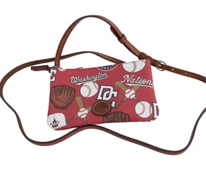Dooney &‎ Bourke Washington Nationals MLB Red Crossbody Bag Stadium Approved NEW thumbnail 1