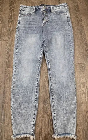 Liverpool ABBY HI-RISE Ankle skinny Button Fly Jeans Denim Stretch 10/30 thumbnail 1