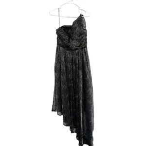 La Maison Talulah Starcrossed Lover Black Gold Metallic High Low Gown L thumbnail 11