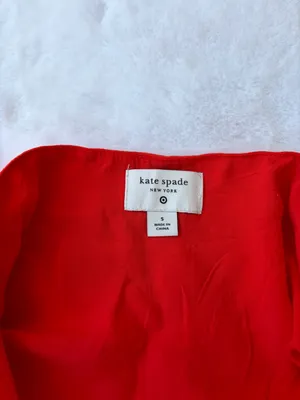 NWT Kate Spade x Target Red Scallop Hem Mini Dress thumbnail 4