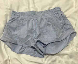 Blue and Grey lululemon speed up shorts 2.5” thumbnail 1