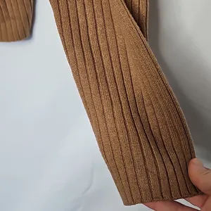 Wilfred Aritzia Button Down 55% Wool Tan Cardigan Sweater Sz 2XL thumbnail 5