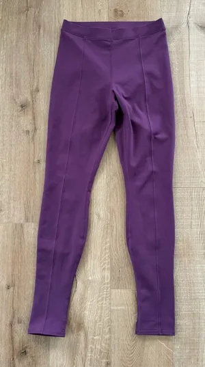 Alo Yoga Airlift Suit Up Stirrup Leggings in a gorgeous plum purple shade thumbnail 1