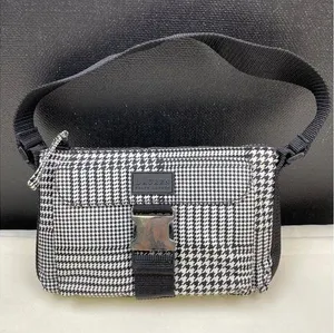 Lauren Ralph Lauren Women's Houndstooth Shoulder Bag Hand Bag SKU 6136 thumbnail 1