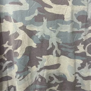 FREE‎ PEOPLE WE THE FREE Womens Camo Top Size Medium Blue Round Neck Cap sleeves thumbnail 4