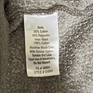 Aruba Caribbean Long Sleeve Gray Hoodie L13 51225 thumbnail 4