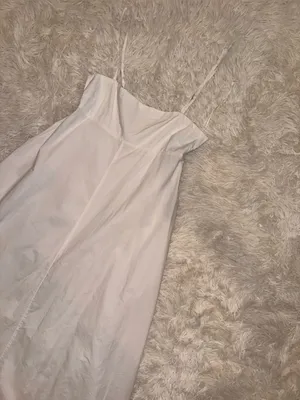 NEW L*SPACE Raveena sleeves cotton maxi cream white Dress sz M thumbnail 5