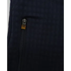 Nike Golf Navy Blue Waffle Knit Full Zip Vest Womens Small White Trim‎ thumbnail 8