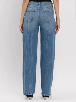 eunina ryder baggy Wide-Leg High-Rise Jeans - Light Blue thumbnail 2