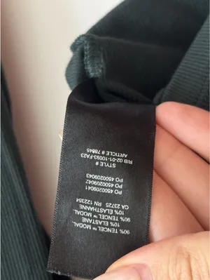 Aritzia Sunday Best Freshman Cropped Turtleneck Green Ribbed Top S thumbnail 7