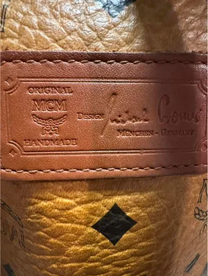 MCM Cognac Visetos Coated Canvas Tote Bag thumbnail 7