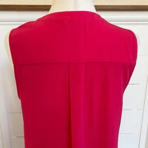 Lush Clothing Womens‎ Fuchsia Pink Sleeveless V-Neck Shift Dress DR93500-003 Medium thumbnail 8