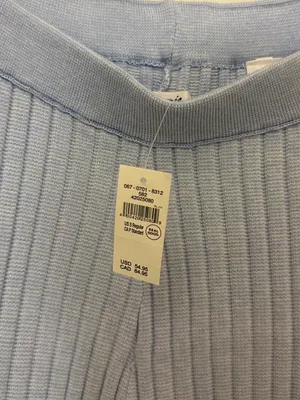 NWT!! Aerie Late Night Sweater Pants in Sky Blue thumbnail 7