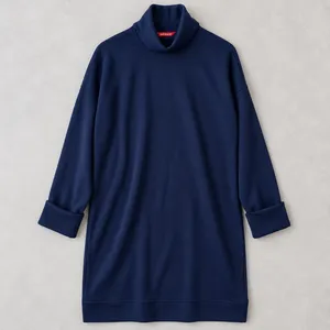 Spanx AirEssentials Turtleneck Dress Timeless Navy Size 1X 21724R Soft thumbnail 1