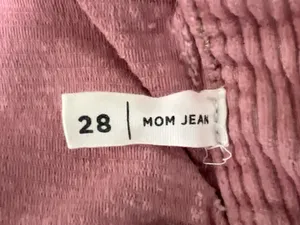 PacSun Pink Corduroy Mom Jeans thumbnail 5