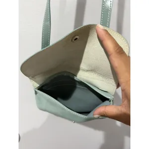 Longchamp‎ Le Pliage Leather Shoulder Bag Crossbody Made In France Vintage L thumbnail 5