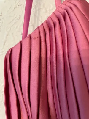Mac Duggal Pink Pleated Wide Leg Jumpsuit Size 0 thumbnail 5