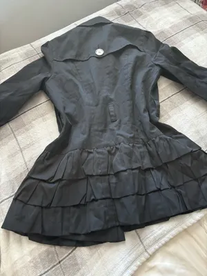 SOLD ON POSHAMRK!! Black Double-Breasted Express Peacoat thumbnail 3
