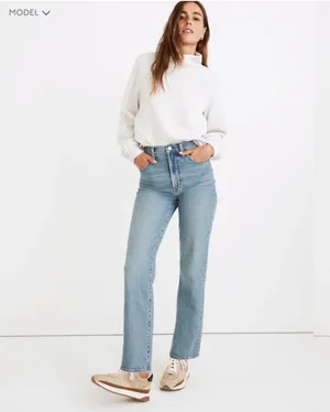 Madewell Perfect Vintage Straight Jeans thumbnail 6