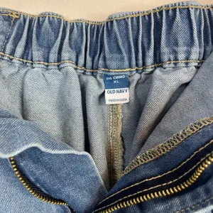 Old Navy OG Chino High Rise Utility Slouchy Ankle Denim Jeans Elastic Waist XL thumbnail 11