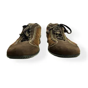 Gabor Comfort‎ Suede Leather Lace Up Sneakers Brown 8.5 UK 10.5 US Wide Utility thumbnail 3