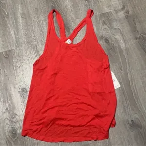 Free People Linen Rib Hot Pocket Tank Fire thumbnail 2