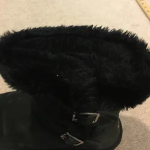 Lamo Black Suede & Leather Buckle Winter Boots thumbnail 3