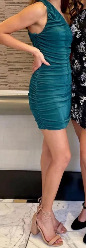 one shoulder dress thumbnail 6
