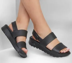 Skechers Foamies Arch Fit Footsteps Day Dream sandals black size 9 thumbnail 1