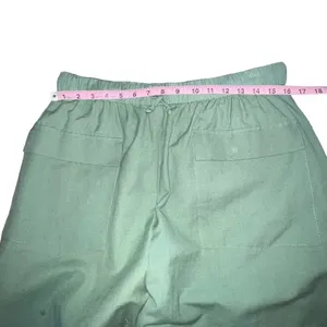 PrettyLittleThing Women Khaki Woven Pocket Front Drawstring‎ Shorts Green 10 thumbnail 6
